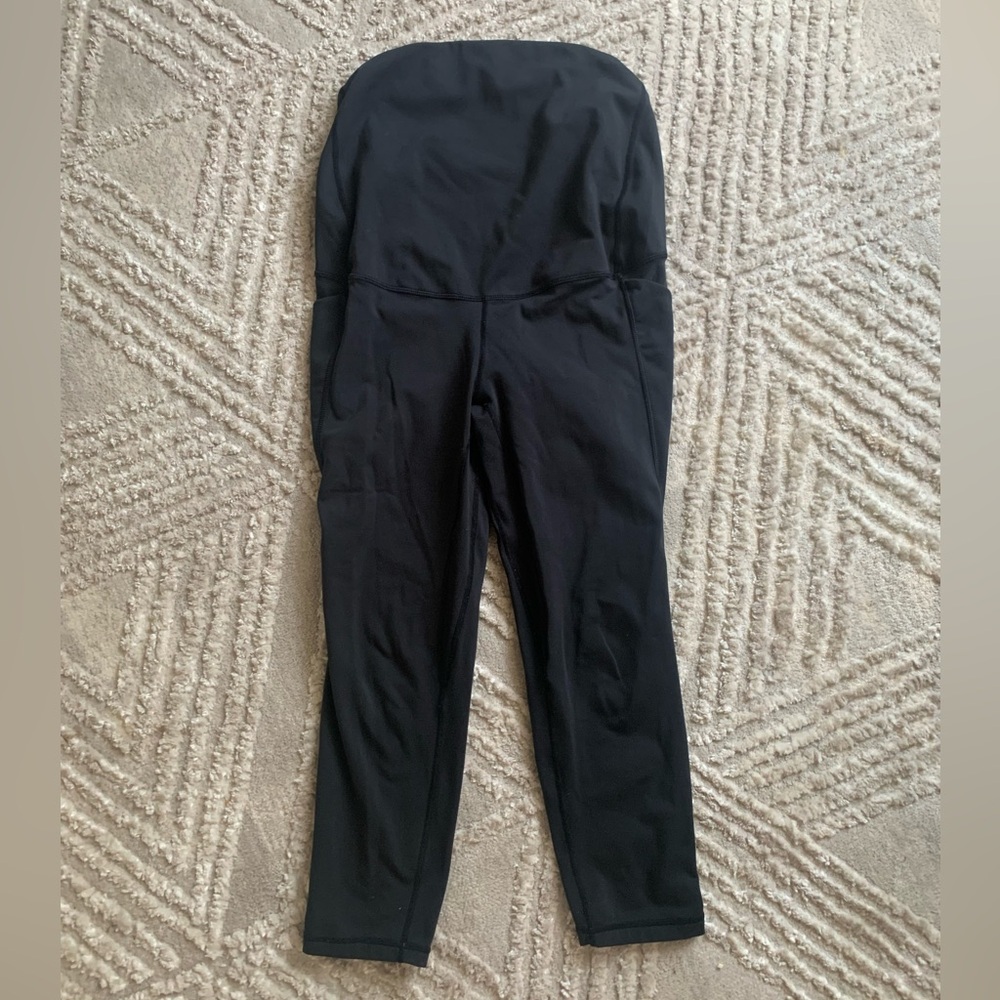 Senita Athletics Maternity Black Leggings